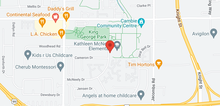 map of 13 12500 MCNEELY DRIVE